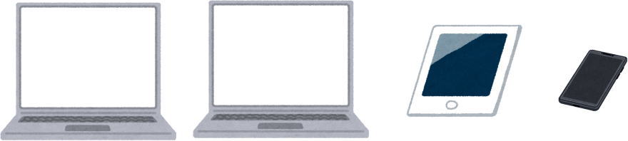 私の机の上に置いたもの