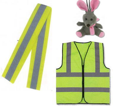 ガラスビーズ反射の使用例