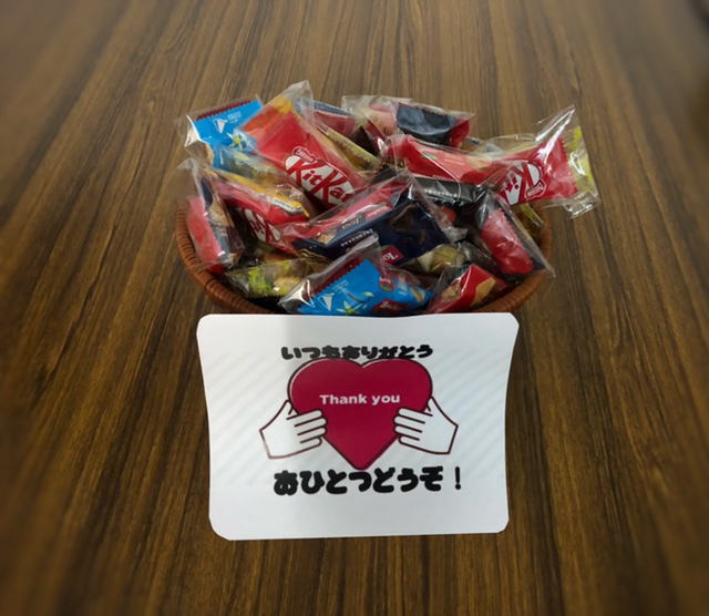 弊社の運送会社さんへのバレンタインチョコ