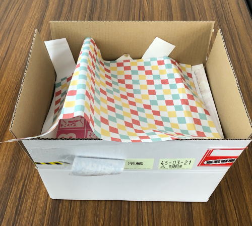 ヤマト便で運ばれた荷物