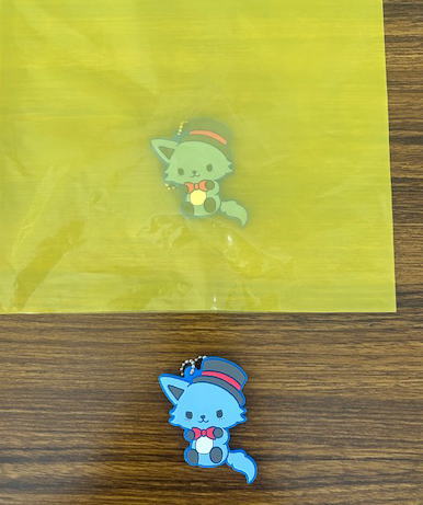 黄色の透け具合1
