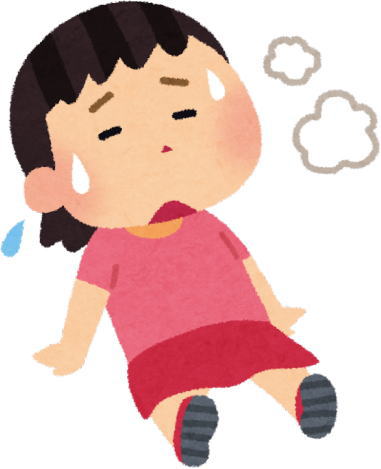 「いらすとや」さんの疲れたイラスト