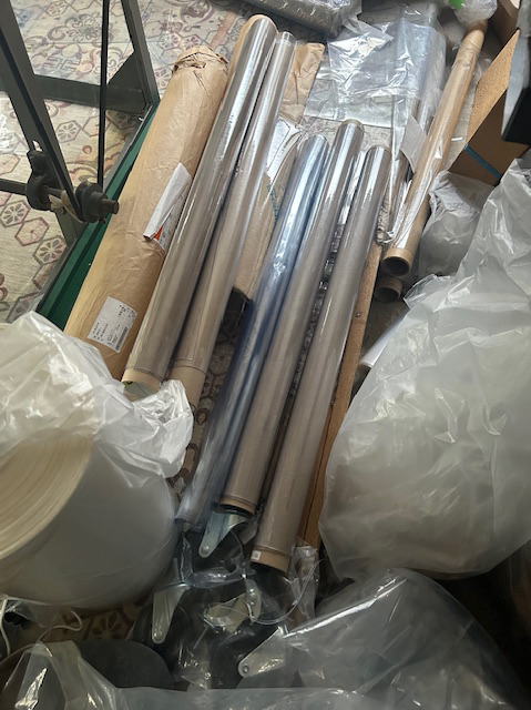 2階の廃材置き場