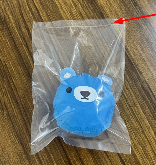 シールされた袋