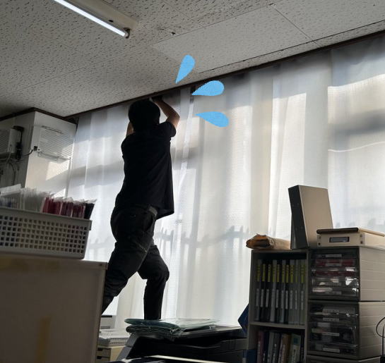 コウさんの取付様子