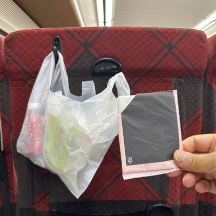 携帯ポリ袋使用例