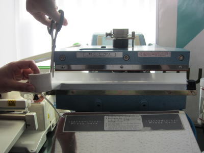 センタードライを使用している様子