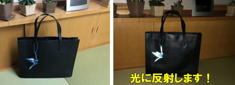 折ずるの光る様子です