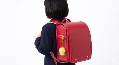 ランドセルにつけている様子