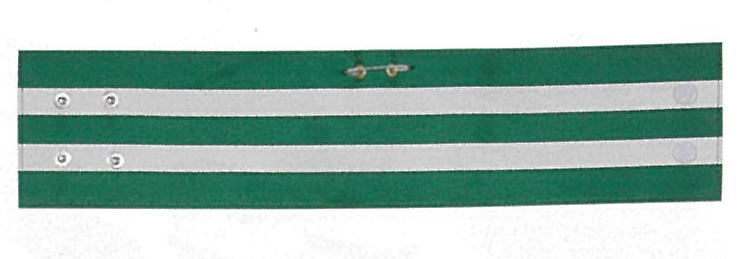 布製腕章の画僧