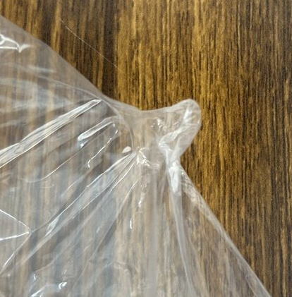 LDPEの伸びの様子