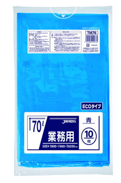ジャパックス70lポリ袋TM76の画像
