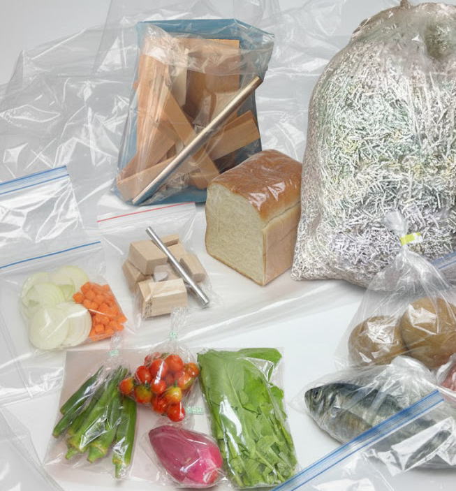 いろいろなポリ袋の画像